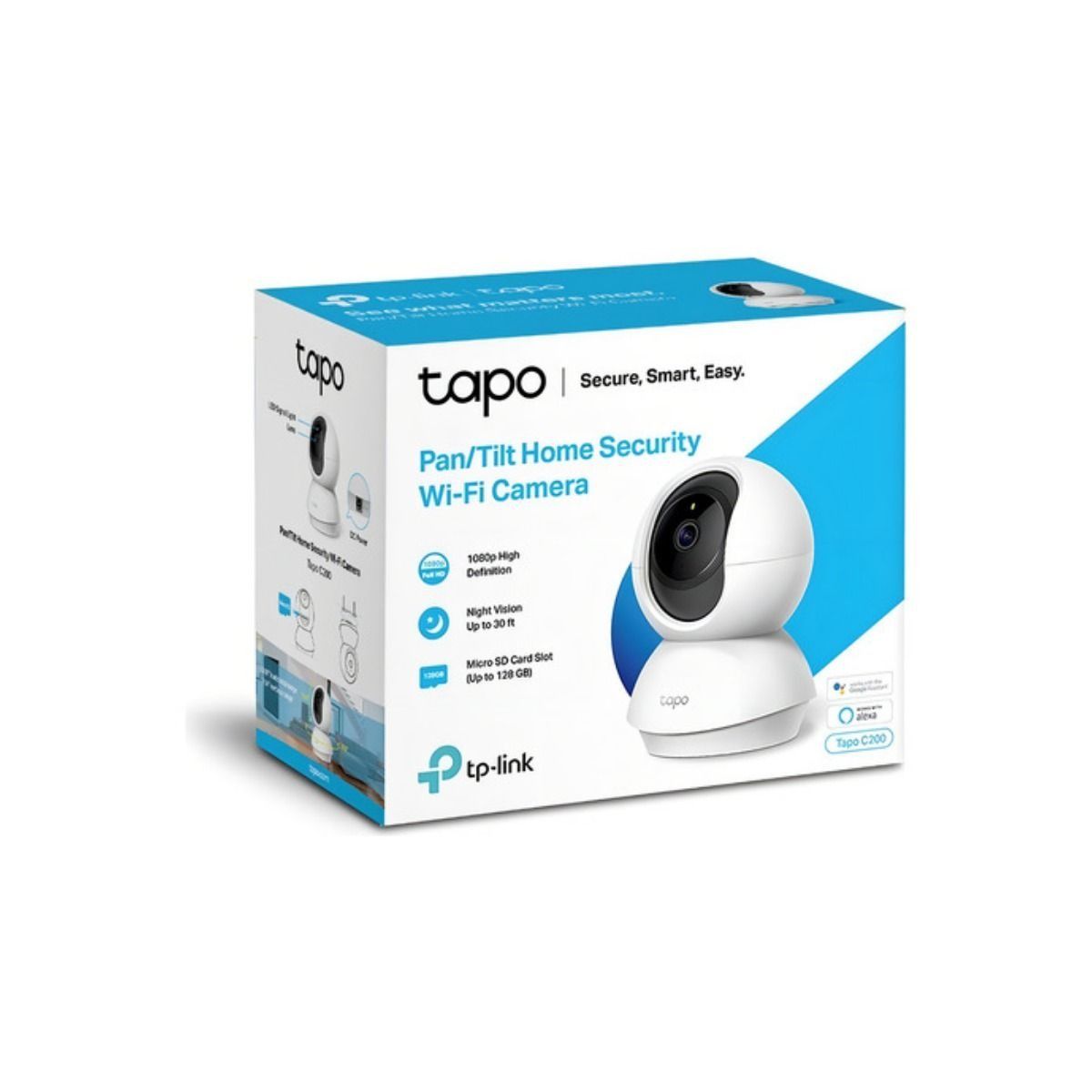 Cámara robótica Tapo C200 2MP PT Wi-Fi