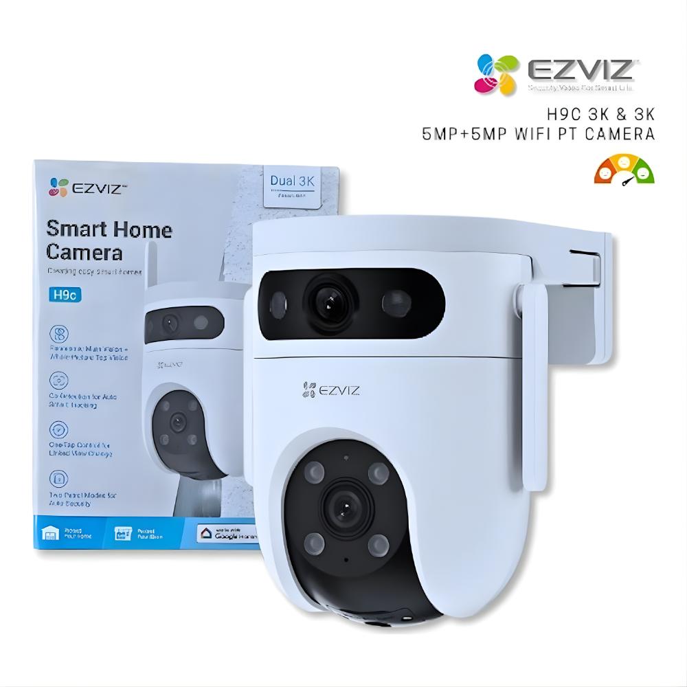 CAMARA 360 ROBOTICA EZVIZ H9C DUAL PT WIFI 3K F2.8mm IR 30Mt