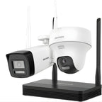 Kit de seguridad Hikvision Nvs 2mp + Turret + DomoWifi: vigilancia constante para proteger tu casa.